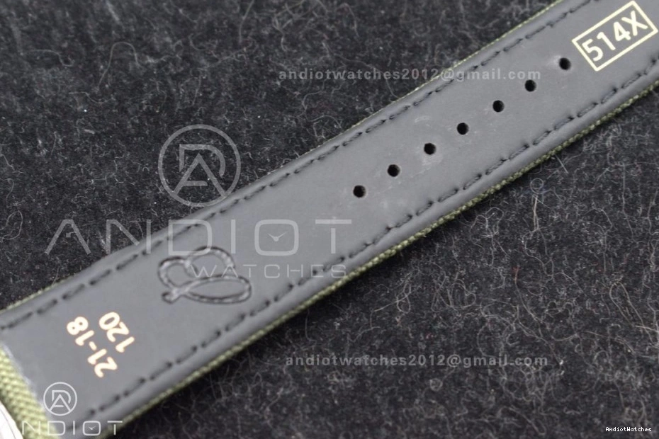 Edition Green A Nylon Best 41mm PVD Green 8 Automatic Durable TF Strap 1:1 918 on Dial Navitimer 0428